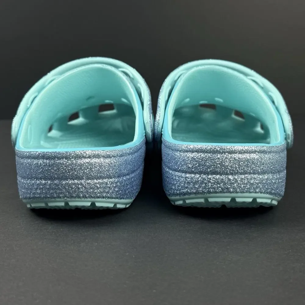 Crocs Kids Disney Frozen Elsa Classic Clogs J2 Multi New Without Box Charm